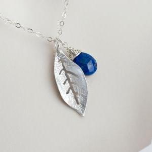 Blue Lapis Lazuli Necklace, Blue Lapis Lazuli And..