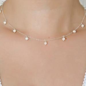 Freshwater Pearls Necklace Bride Bridesmaid..