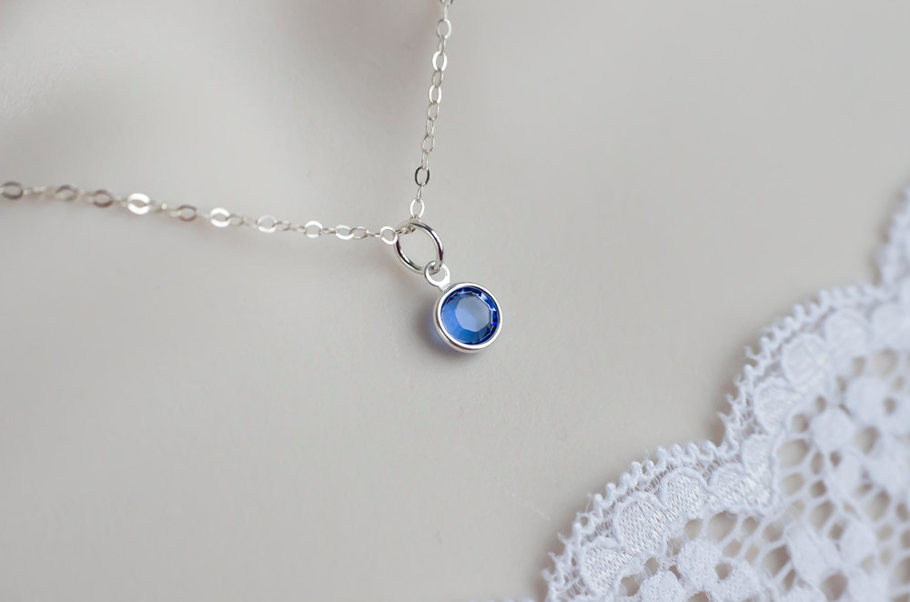 Swarovski february birthstone necklace clearance